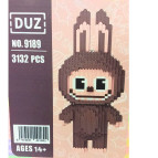 Конструктор 3D Magic Blocks Duz №9189 3132 деталей, кор. 34*24,7*5см Labubu Лабубу
