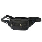 Сумка на пояс Лидер черная, 33*16см, 9235