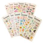 Наклейки детские 27*10,5см EVA с голограммой Микс FXA-0**/SA-0266