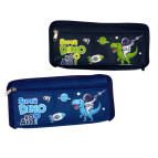 Пенал текстильный 20*8*5см, Space Dino микс №6754/SA-0310