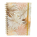 Тетрадь на спирали А5 100л. ТВП обложка 5231 на резинке, в клетку