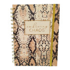 Тетрадь на спирали А5 100л. ТВП обложка 5234 на резинке, в клетку