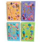 Тетрадь на спирали А5 80л. ТВП обложка 3271 Десерт, в клетку