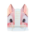 Подставка для книг металлическая сплошная ООПТ 20*26см Зайчик 320-C