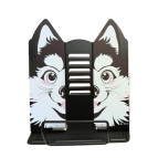 Подставка для книг металлическая сплошная ООПТ 20*26см Собачка 320-D