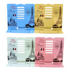 Подставка для книг металлическая сплошная ООПТ 19*21см Париж, ассорти 1108P