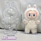 Футляр пластик для Labubu Лабубу 12-14см прозрачный 0758/2006