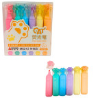 Маркеры текстовыделители набор 6шт Aodemei стандарт Лапка 6212