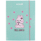 Папка для тетрадей B5 KITE мод 210 плотный картон на резинке Feel Good K25-210-1