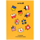 Тетрадь для иностранных слов (словарь) А5 Kite 60 листов Puzzle K25-407-3