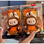 Игрушка фигурка-брелок Лабубу Pumpkin Monster Halloween коллекционная Limited Edition 15см WY-386