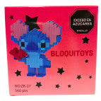 Конструктор 3D Blocks Beixi Мультяшки Стич, кор.9*9*9см, 560 дет ZK-27