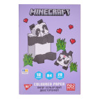 Бумага цветная А4 20л. Yes Minecraft Spring двухсторонняя 955462