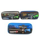 Пенал текстильный Лидер 20*9*6,5см, Panther микс №5843