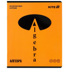 Тетрадь школьная предметная А5+ 168*203мм 48л. Kite в клетку, Bright Алгебра K25-240-13