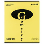 Тетрадь школьная предметная А5+ 168*203мм 48л. Kite в клетку, Bright Геометрия K25-240-11