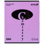 Тетрадь школьная предметная А5+ 168*203мм 48л. Kite в клетку, Bright Химия K25-240-16