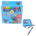 Карандаши восковые 12цв. Стич YOYO-802-O