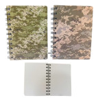 Блокнот на спирали А6 80лист. Лидер в ассортименте Камуфляж 911-К
