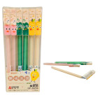 Ручка гелевая Пишет-Стирает Aodemei Funny Фрукт синяя GP-34256 наконечник игольчатый