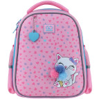 Рюкзак (ранец) школьный каркасный GoPack мод 165 Education GO25-165S-2 Fluffy Kitten 34,5*26*12,5см