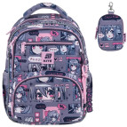 Рюкзак (ранец) школьный Kite мод 773 Anime Girl K25-773M-5 39*28,5*13,5см