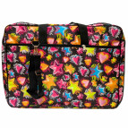 Сумка для художников А4 (35*27*7см) Limbo тканевая с принтом ПА4-П1/40 Сердца и звездочки