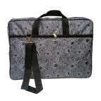 Сумка для художников А3 (55*40*7см) Limbo Евро тканевая с принтом ПА3е-П3/51 Звезды ч/б