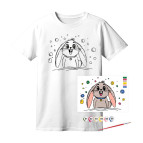 Футболка - раскраска Rosa Talent хлопок 100%, размер XS Funny Вunny N0003814