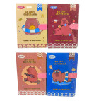 Блокнот А5 80л. Лидер с магнитным клапаном 9035-1-CK Капибара, ассорти 9036-1