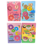 Блокнот А5 80л. Лидер с магнитным клапаном 9035-12-CK Вкусняшки, ассорти