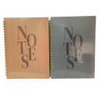 Тетрадь на спирали А4 100л твердая картонная обложка Notes, в клетку 4100-8