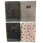 Тетрадь на спирали А5 80л. ТВП обложка Лидер Абстракция Микс 1813-25/909 в клетку