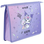 Папка А4+ Kite на молнии Kuromi HK25-428