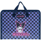 Портфель А4 Kite мод 202 Kuromi пластик на молнии HK25-202-2