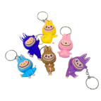 Брелок резиновый Лабубу Labubu Yoga 5см, ассорти №DD-73