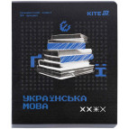 Тетрадь школьная предметная А5+ 168*203мм 24л. Kite в линию, Techno Укр. мова K25-240-9