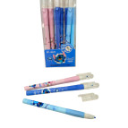 Ручка гелевая Пишет-Стирает Erasable Стич синяя GP-8225 наконечник игольчатый