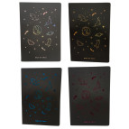 Блокнот В5 24л. Лидер B5-1919 Котики (черные страницы)