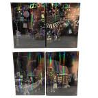 Блокнот В5 24л. Лидер B5-1910 Серебрянный город (черные страницы)