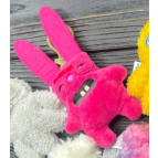 Игрушка фигурка брелок 12см Фуглер Fuggler 15718A  Бешеный кролик розовый