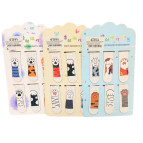 Закладки для книг магнитные 6шт Лапка в ассортименте 2019-9