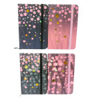 Блокнот А5 80л. Лидер с резинкой 5703-31 Водопад цветов