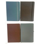 Блокнот А5 80л. Лидер с резинкой 5803-22 Тиснение Деловой