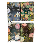 Блокнот А5 80л. Лидер №6600-32 Серебристое тиснение, с держателем для ручек