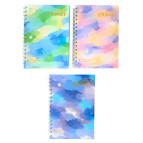 Тетрадь на спирали А5 80л. ТВП обложка Оопт Акварельное небо Journey А5-5000-11