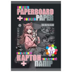 Картон цветной детский и бумага А4 8+12л. Kidis Anime Girls 13294