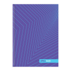 Тетрадь для записей А4 96л. Optima Орнамент сиреневый с линиями клетка O20290-08
