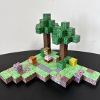 Конструктор 3D магнитный Magnetic Cube Minecraft майнкрафт, кор.29*18*5см, 128 дет 2*2см №0292