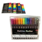 Маркеры контурные Outline набор 48 цветов F-2312-48